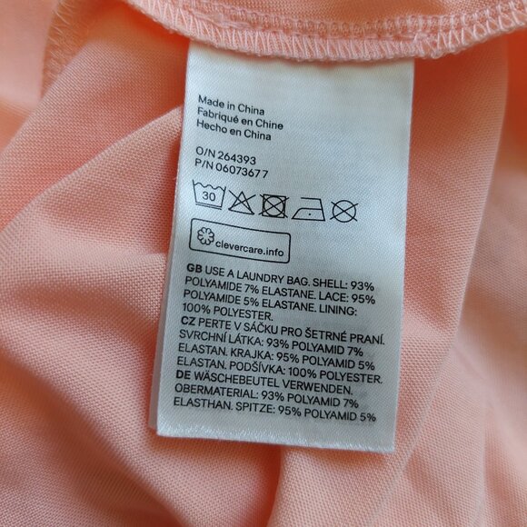 H&M Peach Lace Short Sleeve Dress - Picture 10 of 10
